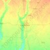 Muzaffarnagar topographic map, elevation, terrain