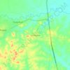 La Pastora topographic map, elevation, terrain