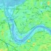 Dongyuan topographic map, elevation, terrain