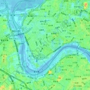 Dongyuan topographic map, elevation, terrain