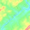 Piedmont topographic map, elevation, terrain