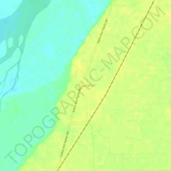 Musa Wali topographic map, elevation, terrain