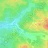 Sabatey topographic map, elevation, terrain
