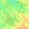 Kergongar topographic map, elevation, terrain