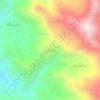 Sawana topographic map, elevation, terrain