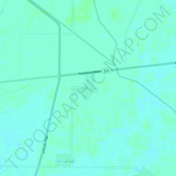 Chak 269 topographic map, elevation, terrain