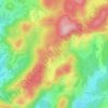 Croux topographic map, elevation, terrain