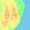 Makunduchi topographic map, elevation, terrain