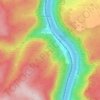 Leuchter topographic map, elevation, terrain