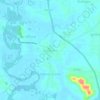 Chinchinim topographic map, elevation, terrain