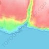 Storm River topographic map, elevation, terrain