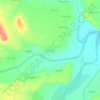 韩二庄村 topographic map, elevation, terrain