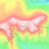 Ndlovini topographic map, elevation, terrain