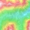 Chalet du Clot topographic map, elevation, terrain