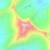 Norris Mountain topographic map, elevation, terrain