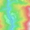 Bunagu topographic map, elevation, terrain