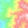 Salukepopok topographic map, elevation, terrain