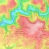 Orth topographic map, elevation, terrain