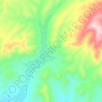 Torp topographic map, elevation, terrain
