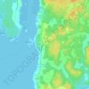 Woods Harbour topographic map, elevation, terrain