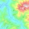 mahendrapur topographic map, elevation, terrain