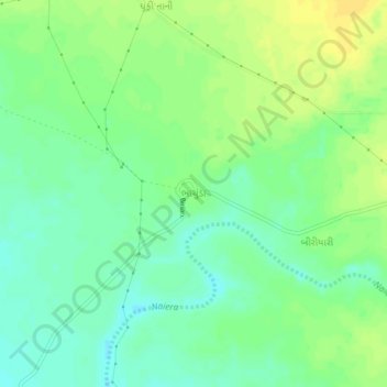 Bhachunda topographic map, elevation, terrain