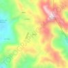 El Jacal topographic map, elevation, terrain