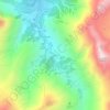 Ferret topographic map, elevation, terrain