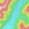 Villa topographic map, elevation, terrain