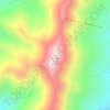 Saddle Peak topographic map, elevation, terrain