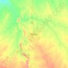 Kwekwe topographic map, elevation, terrain