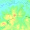 Udubaddawa topographic map, elevation, terrain
