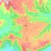 Mandu topographic map, elevation, terrain