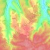 Les Boulins topographic map, elevation, terrain