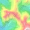 Twin Sisters topographic map, elevation, terrain