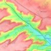 Kearsney topographic map, elevation, terrain