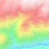 Huanacaure topographic map, elevation, terrain