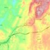 Baina topographic map, elevation, terrain