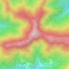 Mount Yatsura topographic map, elevation, terrain