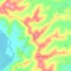 Vaiano topographic map, elevation, terrain