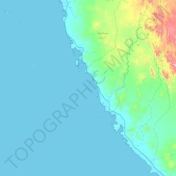 Hasr topographic map, elevation, terrain