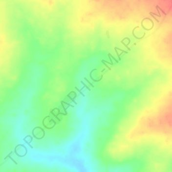 Agor topographic map, elevation, terrain