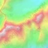Col du Glacier Noir topographic map, elevation, terrain