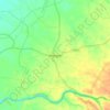 Khergam topographic map, elevation, terrain