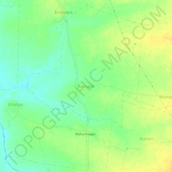Ratnagir topographic map, elevation, terrain