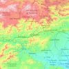 Paracotos topographic map, elevation, terrain