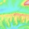 Totem topographic map, elevation, terrain