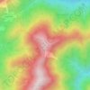 Lahnberg topographic map, elevation, terrain