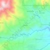 Morazán topographic map, elevation, terrain