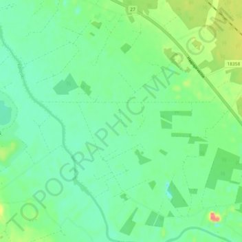 Rutku topographic map, elevation, terrain